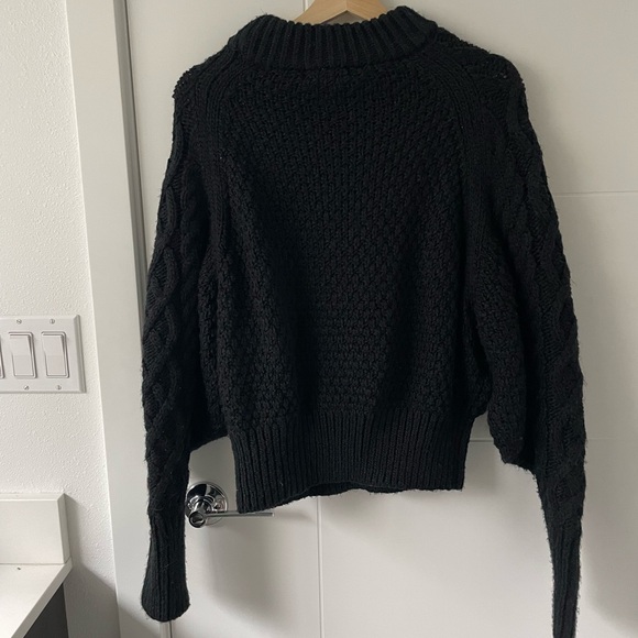 H&M Black Cable Knit Sweater - Picture 5 of 6